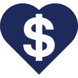 heart with dollar sign